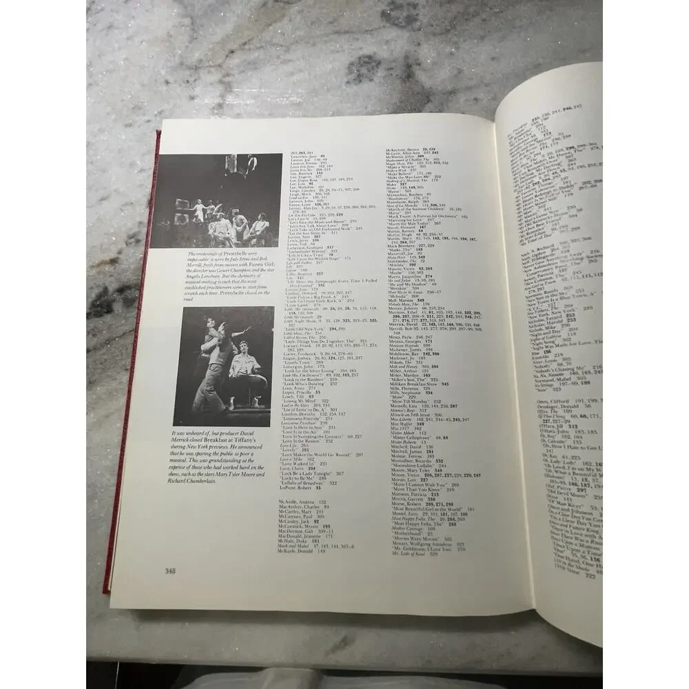 Broadway Musicals by Martin Gottfried 1979 Hardcover Dust Cover Available